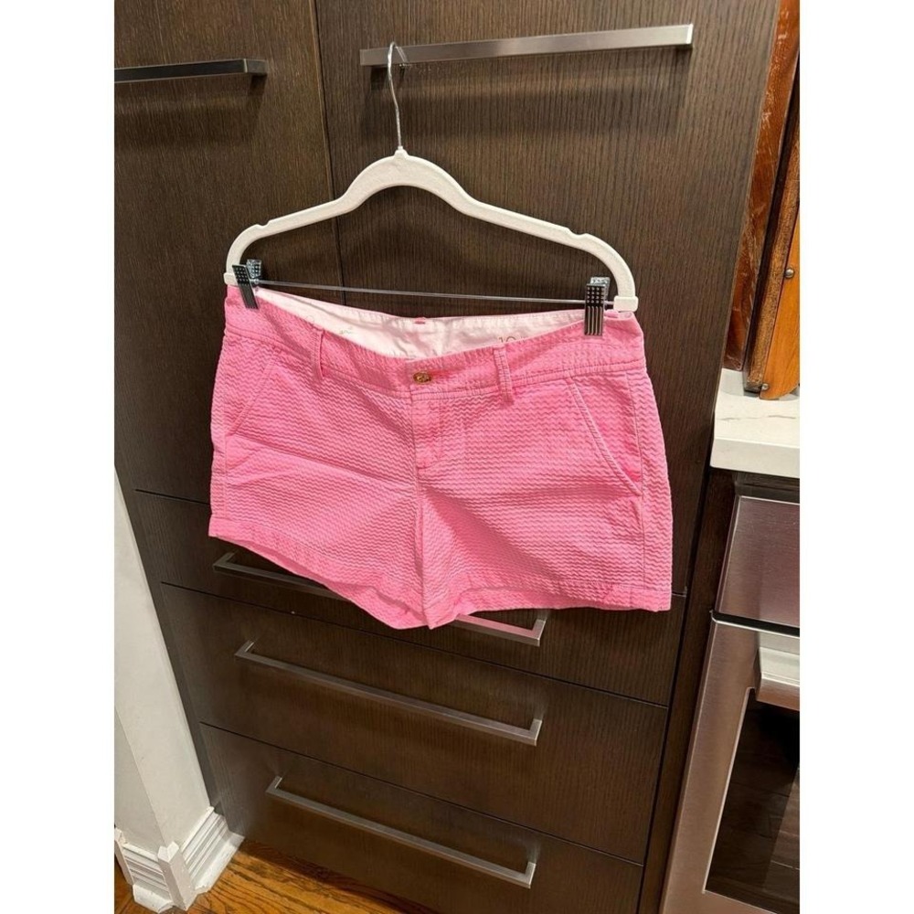 Lilly Pulitzer Callahan textured shorts pink women's 10‎